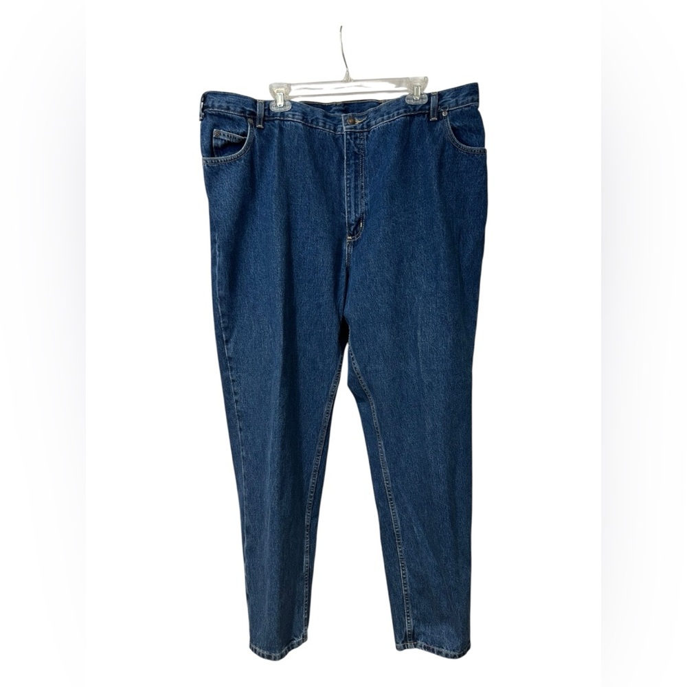 Lands' End Women's High Rise Blue Jeans
